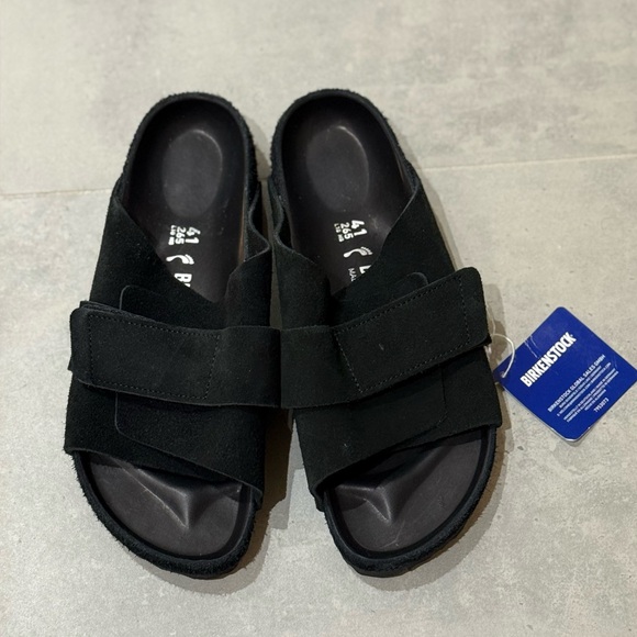 NWT • Birkenstock • Kyoto Suede Leather • Black - Picture 3 of 6